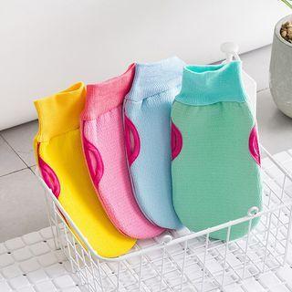 Double Side Body Scrub Bath Glove