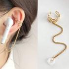 Airpods Cuff With Ear Cuff 1 Pc - Gold - One Size