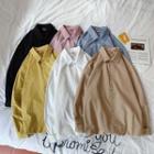 Simple Wide Long-sleeve Shirt