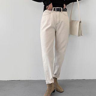 Stitched Napped Tapered Pants