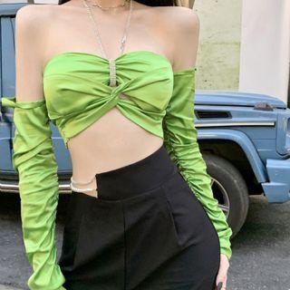 Long-sleeve Crop Top / Pants