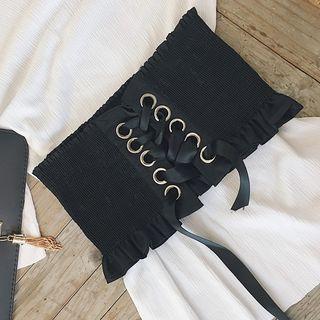 Lace-up Stretch Corset Belt