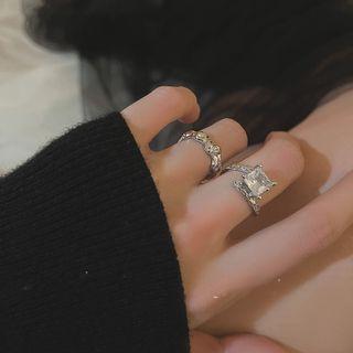 Ring Set Set Of 2 - Silver - One Size