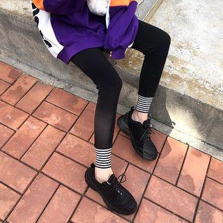 Stripe-panel Leggings