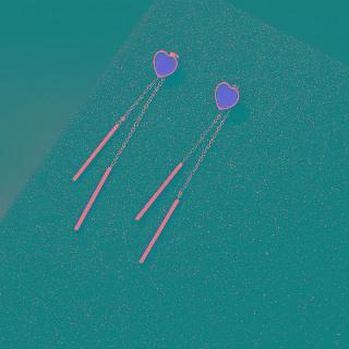 Metal Stick Drop Earring