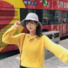 Fluffy Cut Out Sweater