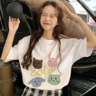 Long-sleeve / Short-sleeve Graphic Print T-shirt