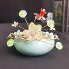 Floral Headpiece 1 Pc - N36 - Green - One Size