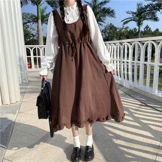 Wood Ear Trim Jumper Dress / Lace Shirt ( Various Designs )