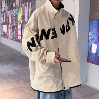Long-sleeve Letter Print Jacket