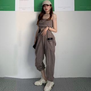 Tube Top / High-waist Sweatpants