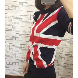 Distressed Union Jack Sweater