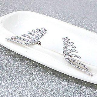 Rhinestone Wings Earrings