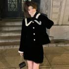 Lace Trim Jacket / Mini A-line Skirt