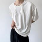 Short-sleeve Button-up Plain T-shirt