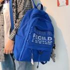 Drawstring Mesh Panel Nylon Backpack / Bag Charm / Set