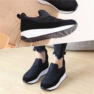 Faux-fur Sneakers