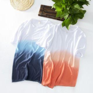 Short-sleeve Ombr  T-shirt
