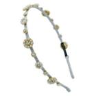 Faux-pearl Embellished Slim Hair Band One Size