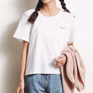 Embroidered Short-sleeve Tee