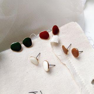 Asymmetric Stud Earring / Clip-on Earring