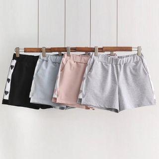 Heart Print Shorts