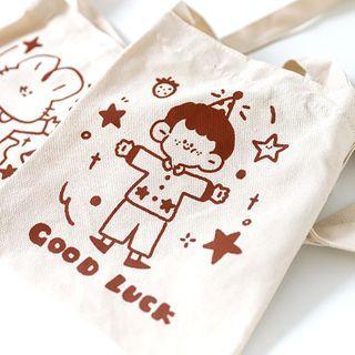 White Shoulder Canvas Bag