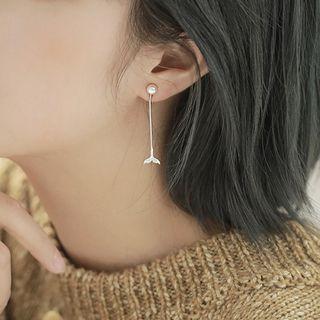 Rhinestone Tail Earring