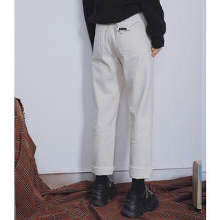 Straight Fit Pants Blue - M