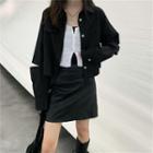 Cur Out Shirt Black - One Size