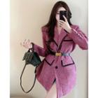 Loose-fit Tweed Jacket / Belt (various Designs)