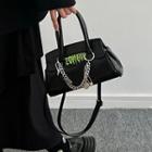 Chain Top Handle Shoulder Bag Black - One Size
