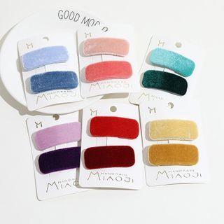 Set Of 2: Fluffy Hair Clip
