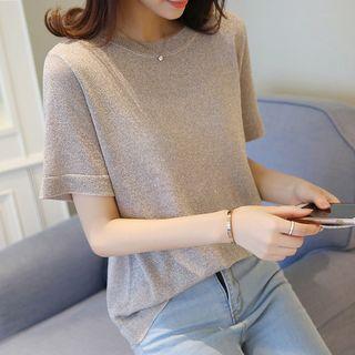 Knitted Short-sleeve T-shirt
