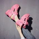 Platform Wedge-heel Ankle-strap Sandals