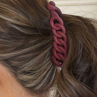 Chunky Chain Resin Hair Clamp