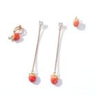 Alloy Strawberry Dangle Earring (various Designs)
