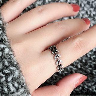 Leaf Ring 925 Sterling Silver - As Shown In Figure - One Size