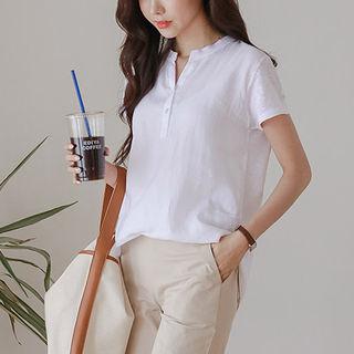 Linen Henley