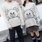 Couple Matching Bear Print Sweater