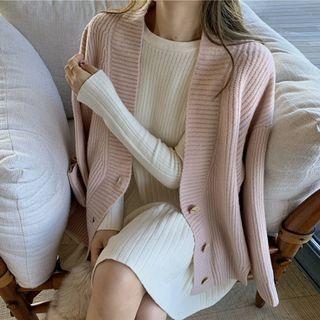 Ribbed Cardigan / Ribbed Sweater Dress