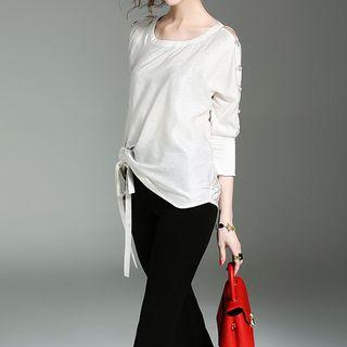 Beaded 3/4 Sleeve Top