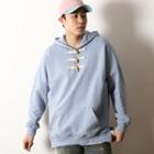 Toggle-button Hooded Pullover