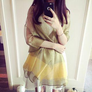 Printed Organza Scarf