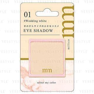 Beauty World - Milico Eye Shadow 01 Wedding White 2.4g