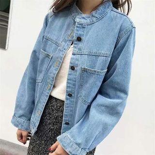 Pocket Detail Denim Jacket / Camisole Top
