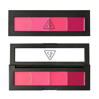 3 Concept Eyes - 2015's Lip Color Palette (#pink Trophy) 1.4g X 4