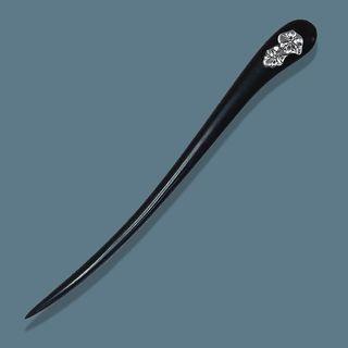 Rhinestone Wooden Hair Stick (various Designs)
