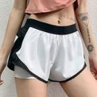 Mock Two Piece Sports Shorts