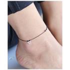 Silver-charm String Anklet